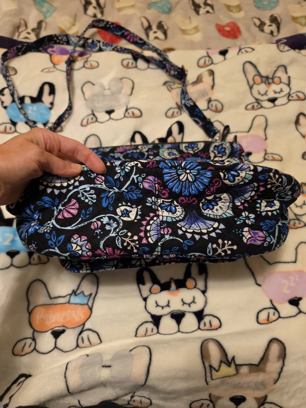 Vera Bradley Carson Shoulder Bag with Wallet In Bramble
